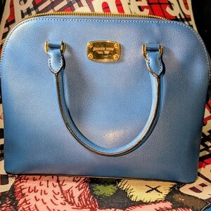 Michael Kors Sky Blue Satchel